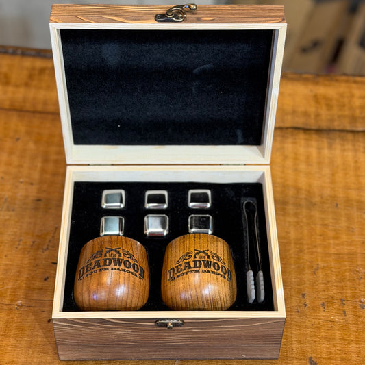 Deadwood Wood Tumbler Set