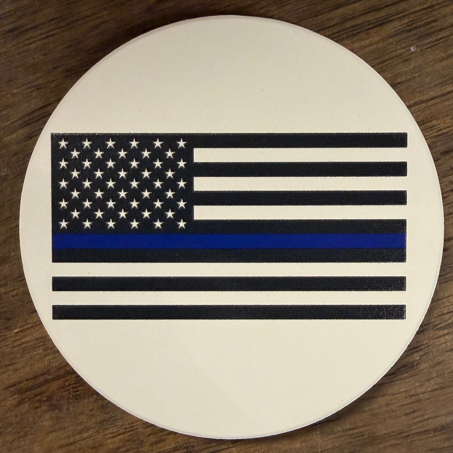 Thin Blue Coaster