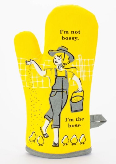 Blue Q "I'm Not Bossy" Oven Mitt