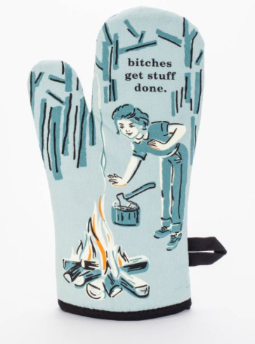 Blue Q "Get Stuff Done" Oven Mitt