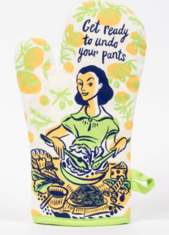 Blue Q "Undo Your Pants" Oven Mitt