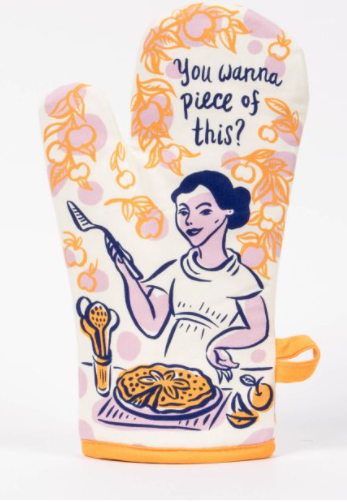 Blue Q "You Wanna Piece?" Oven Mitt