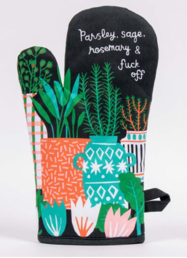 Blue Q "Parsley, Sage F Off" Oven Mitt