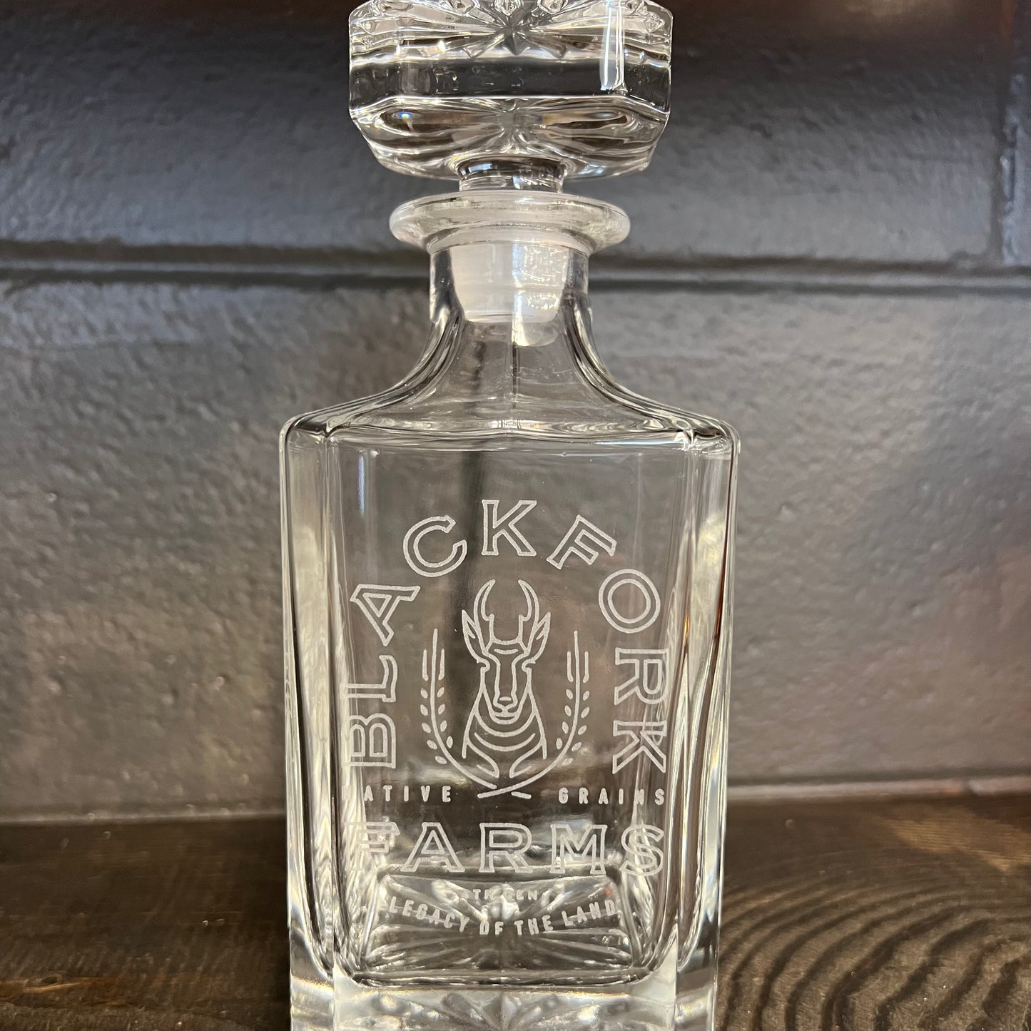 BlackFork Farms Decanter