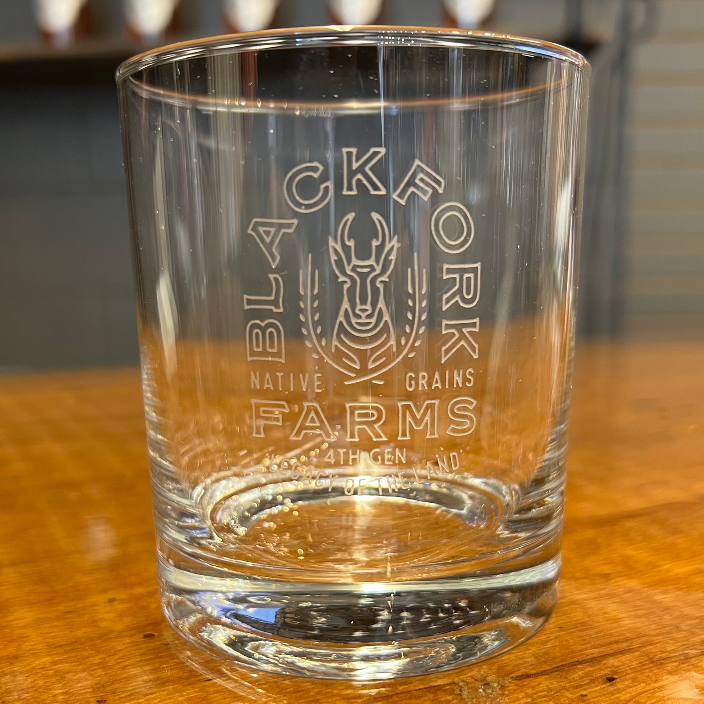 BlackFork Farms Rocks Glass
