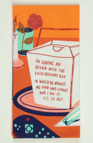 Blue Q "Food Delivery" Dish Towel