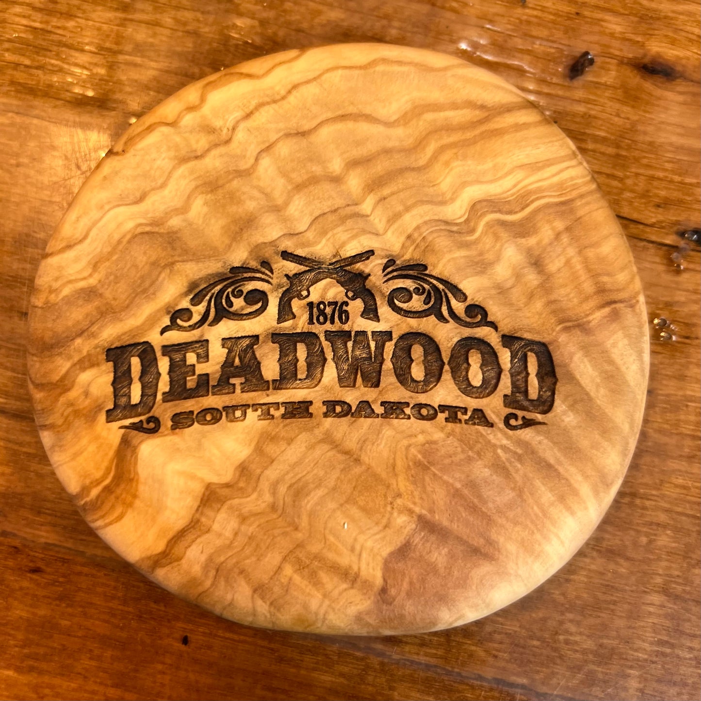 Deadwood OliveWood Coaster