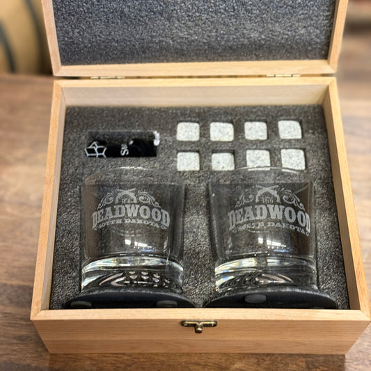 Deadwood Whiskey Glass Set