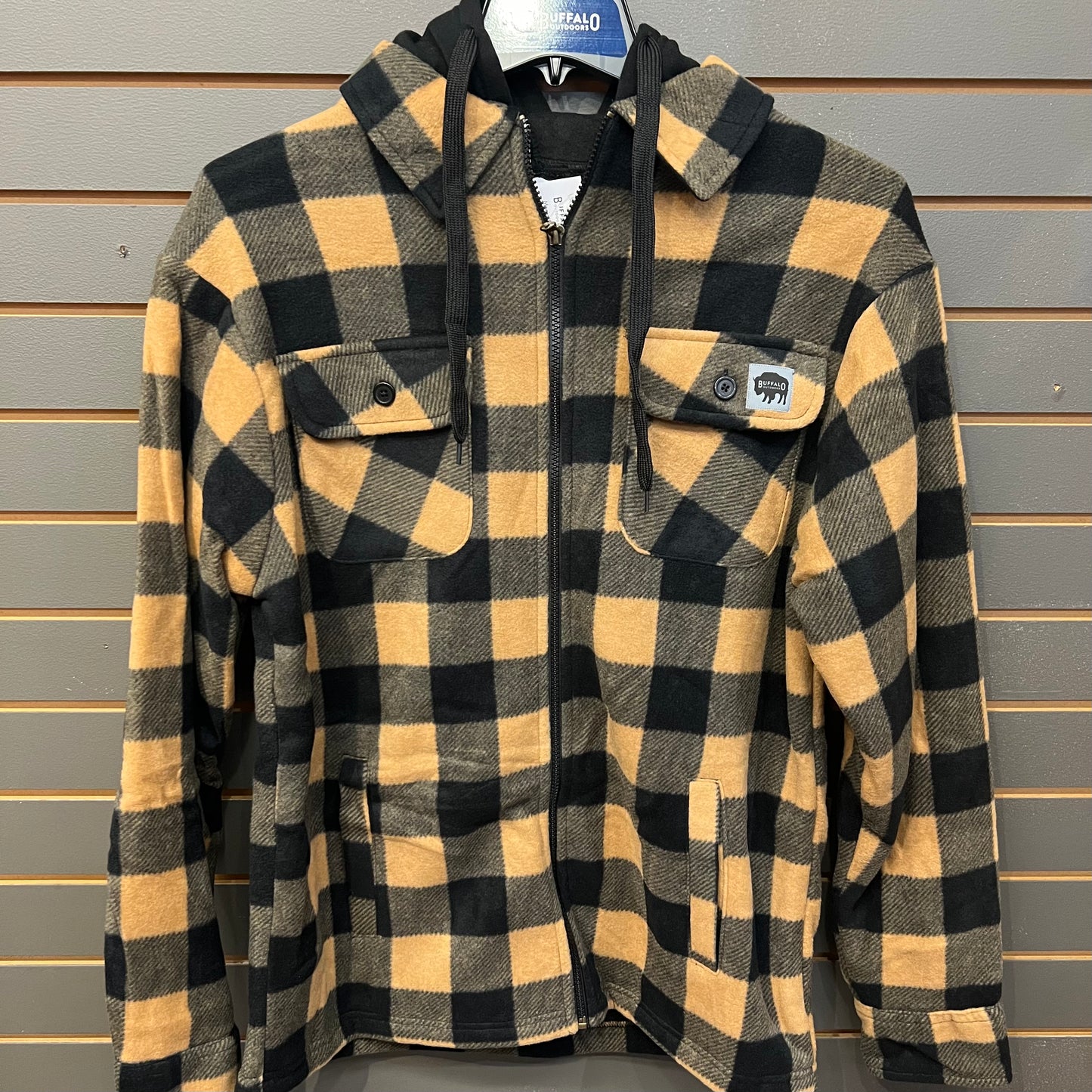 Yellow Sherpa Lined Flannel