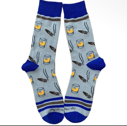 Bourbon & Cigars Socks