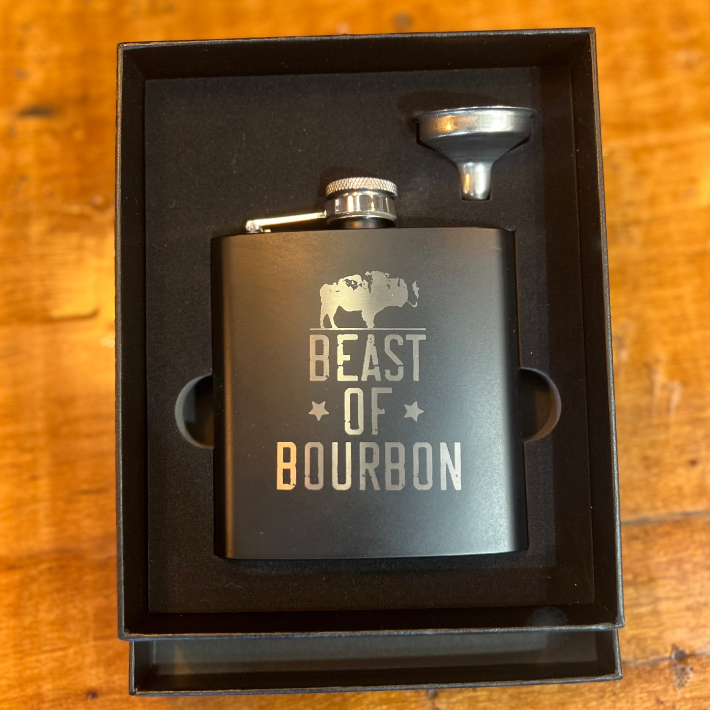 Beast of Bourbon Flask