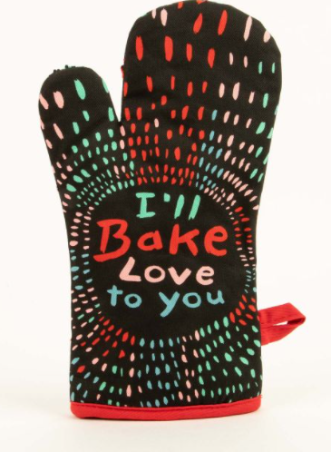 Blue Q "Bake Love To You" Oven Mitt
