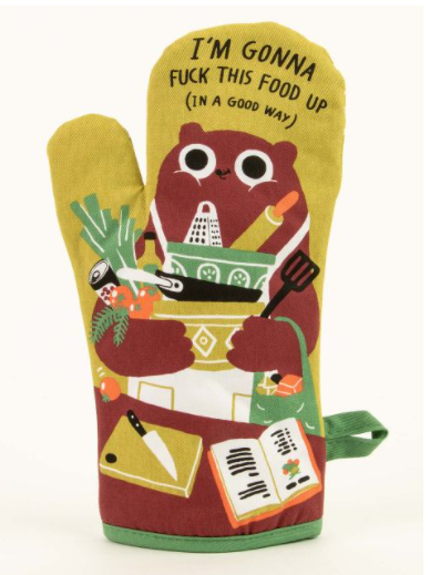 Blue Q "F This Food Up" Oven Mitt