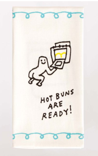 Blue Q "Hot Buns" Dish Towel