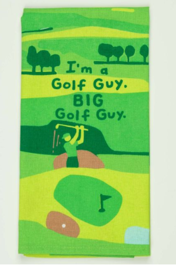 Blue Q "Big Golf Guy" Dish Towel