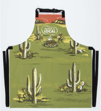 Blue Q "My Meat is Local" Cactus Apron