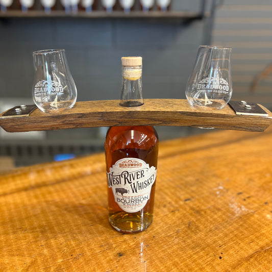 Bourbon Butler W/Metal and Two Glencairns