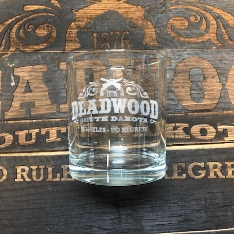 Official Deadwood Rocks Glass