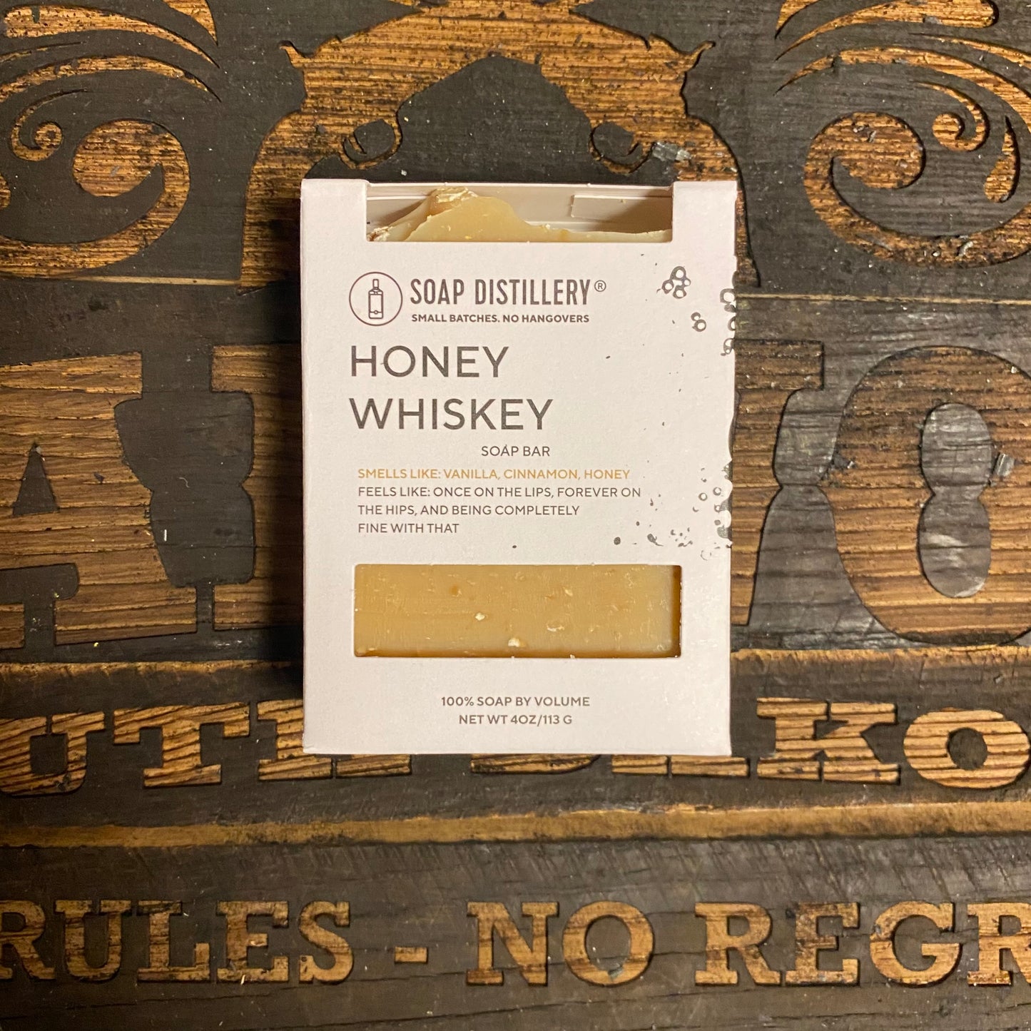 Honey Whiskey Soap Bar - Vanilla, Cinnamon, & Honey
