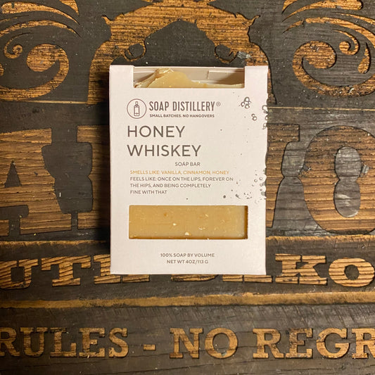 Honey Whiskey Soap Bar - Vanilla, Cinnamon, & Honey