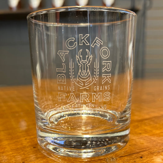 BlackFork Farms Rocks Glass