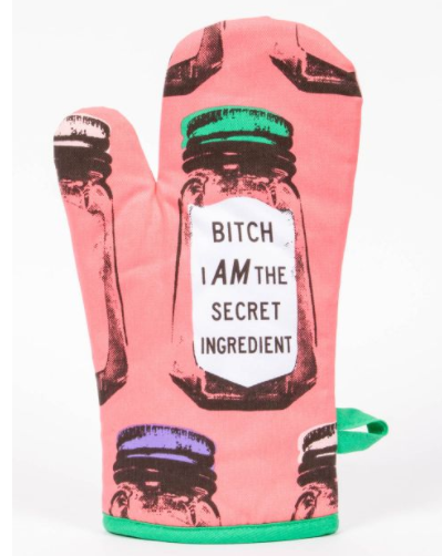 Blue Q "Secret Ingredient" Oven Mitt