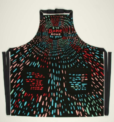Blue Q "Bake Love To You" Apron